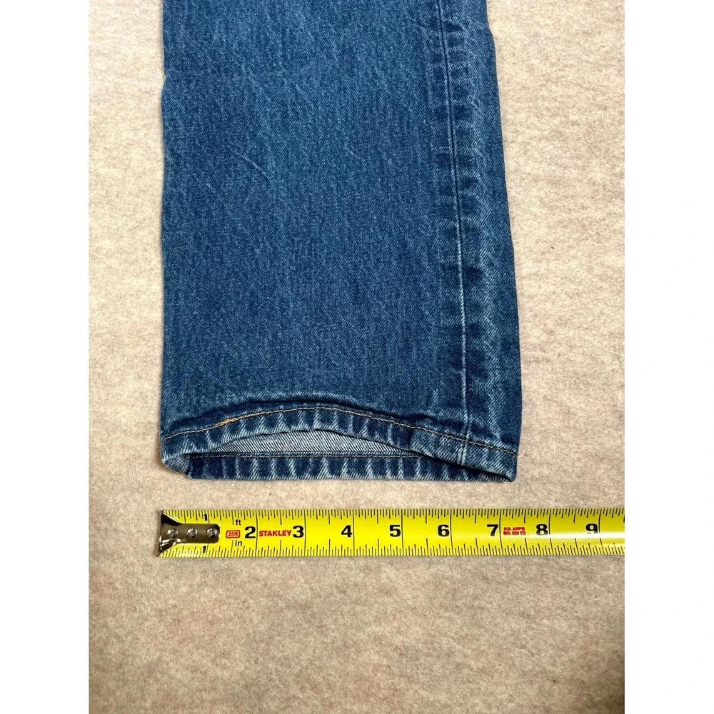 Levi's 501 Jeans Men‎ 34x32 Blue Denim Cotton 5-Pockets Straight Leg Mid Rise